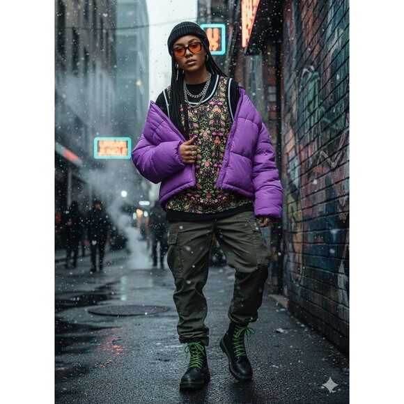 WeSC Flamingo-Go Wild Basketball Tank Top Unisex M NWT Vibrant Floral Streetwear - Picture 2 of 7